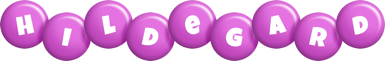 Hildegard candy-purple logo