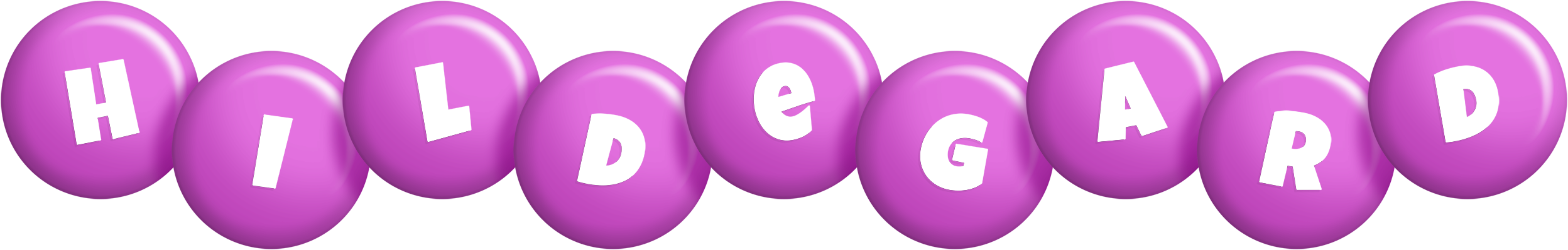 Hildegard candy-purple logo