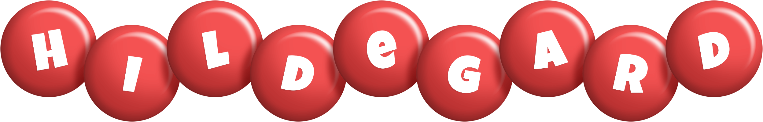 Hildegard candy-red logo