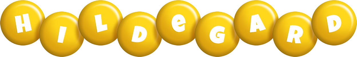 Hildegard candy-yellow logo