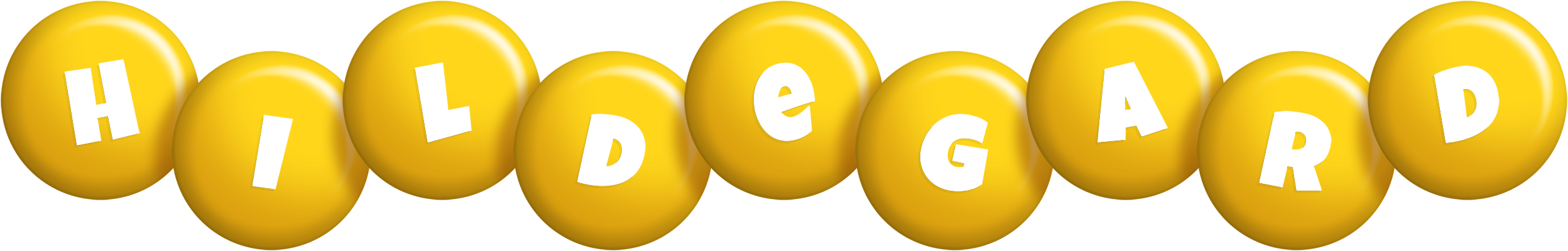 Hildegard candy-yellow logo
