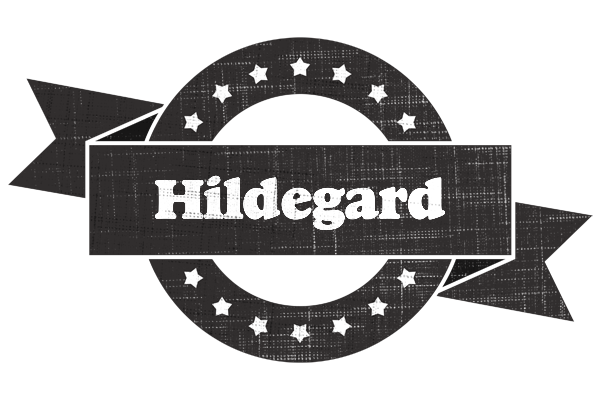 Hildegard grunge logo
