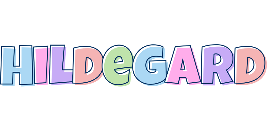 Hildegard pastel logo