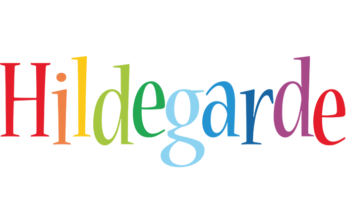 Hildegarde birthday logo