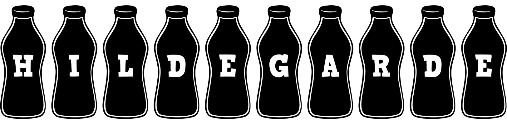 Hildegarde bottle logo