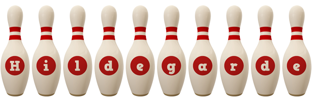 Hildegarde bowling-pin logo