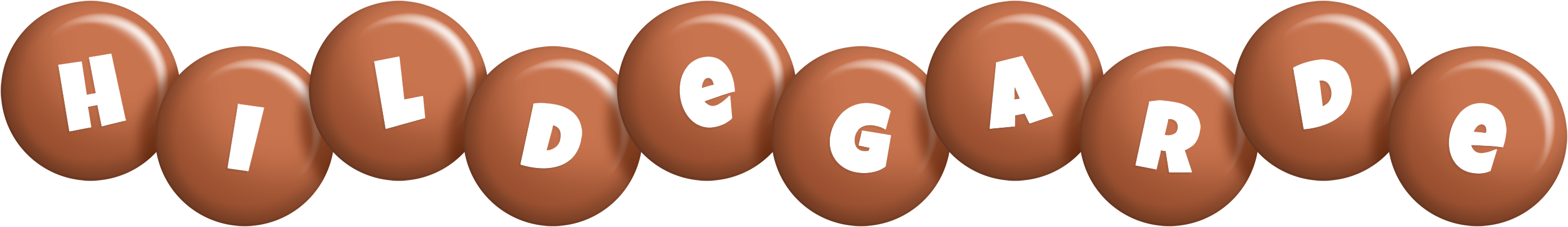 Hildegarde candy-brown logo