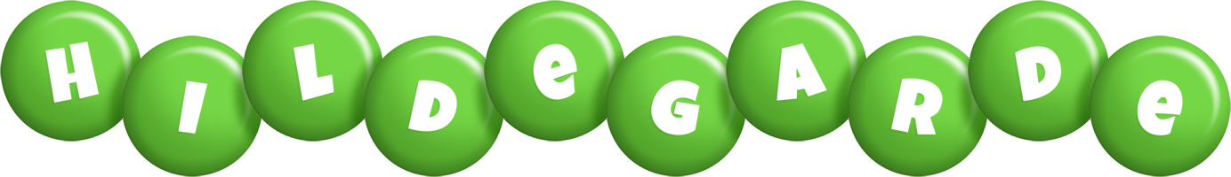 Hildegarde candy-green logo