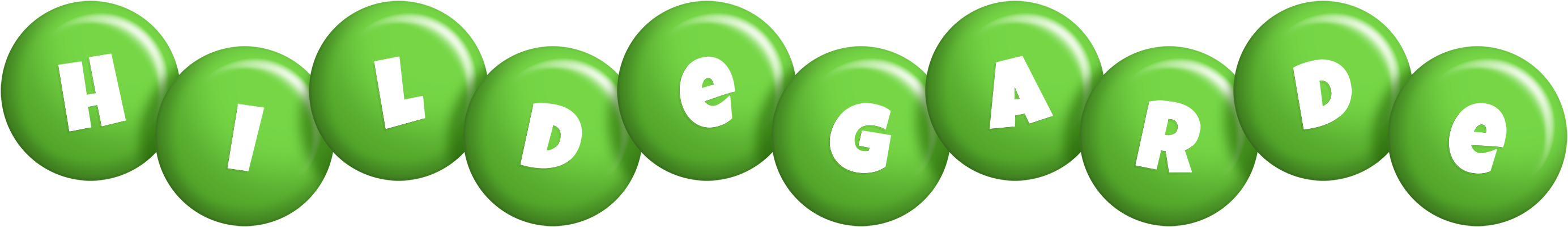 Hildegarde candy-green logo