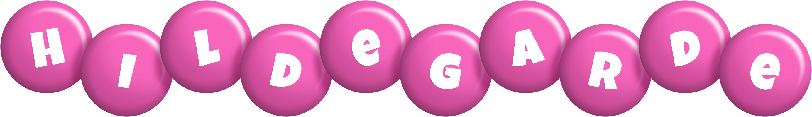 Hildegarde candy-pink logo