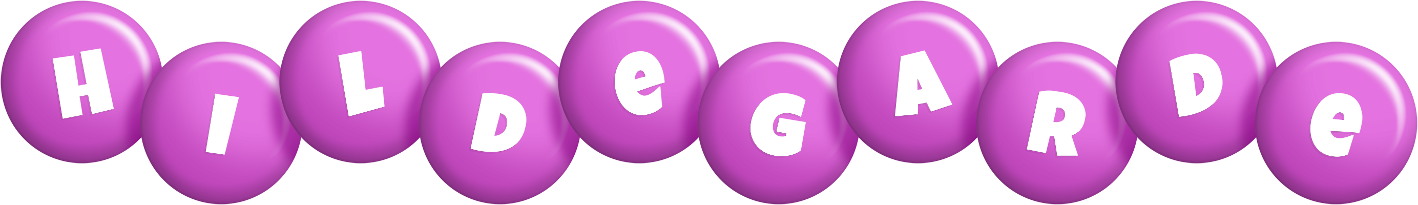 Hildegarde candy-purple logo