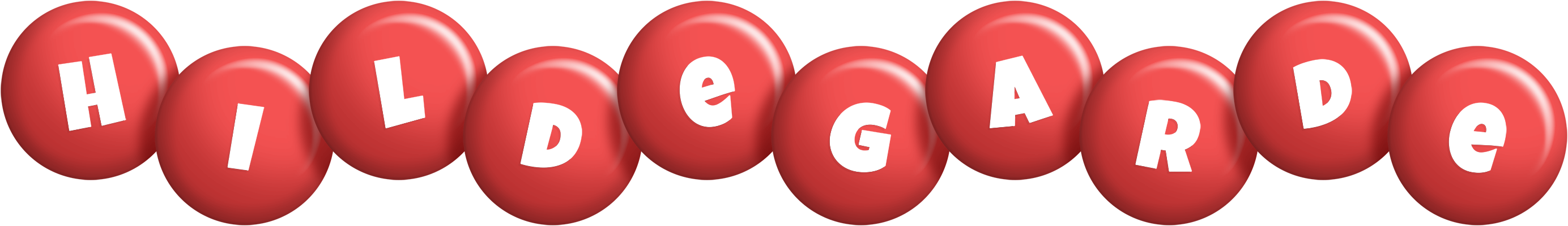 Hildegarde candy-red logo