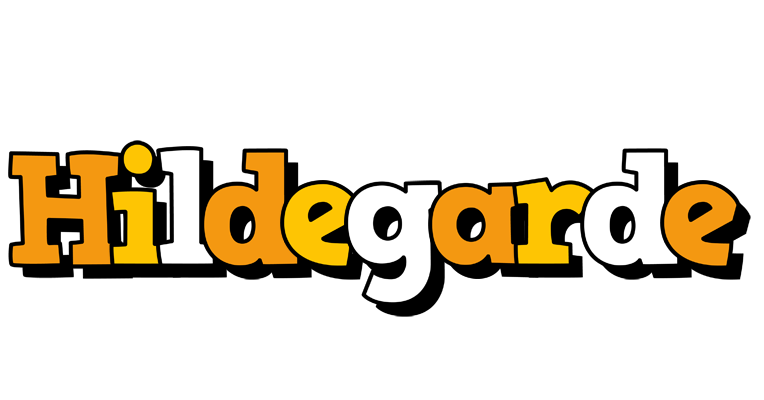 Hildegarde cartoon logo