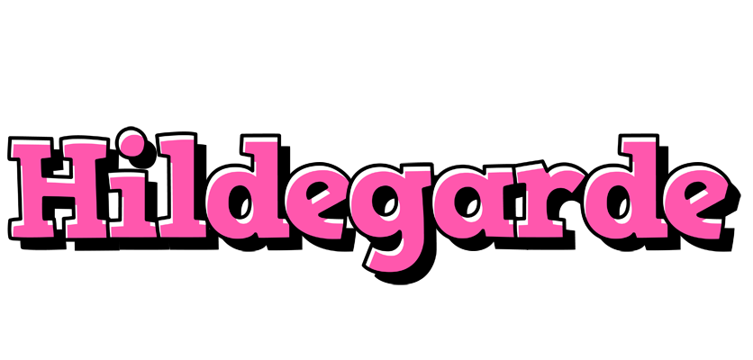 Hildegarde girlish logo