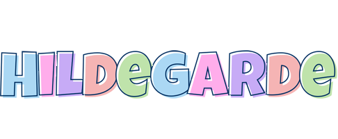 Hildegarde pastel logo