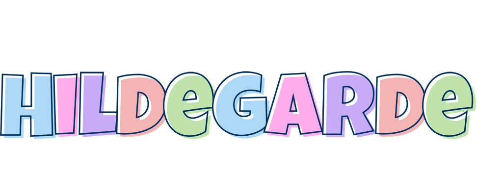 Hildegarde pastel logo