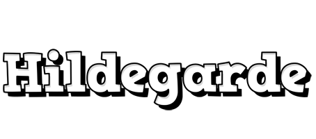 Hildegarde snowing logo