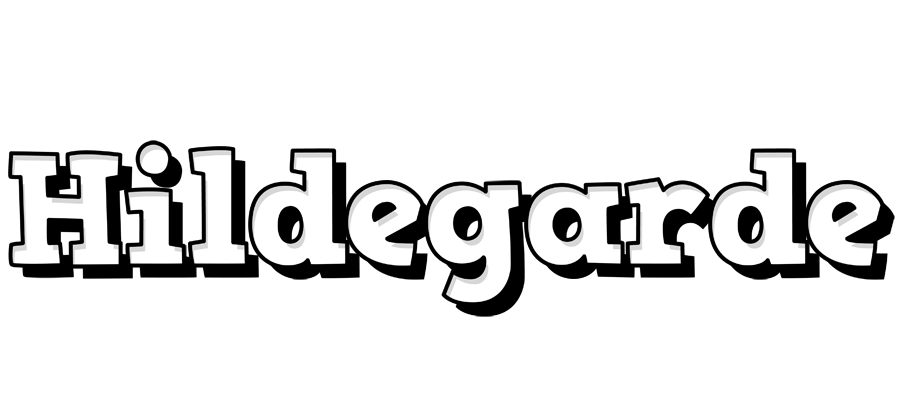 Hildegarde snowing logo