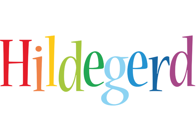 Hildegerd birthday logo