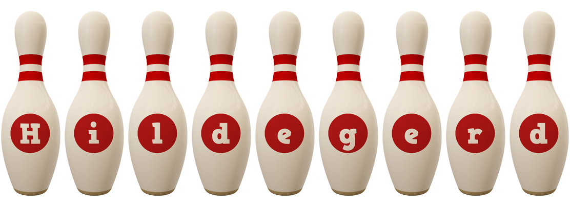 Hildegerd bowling-pin logo