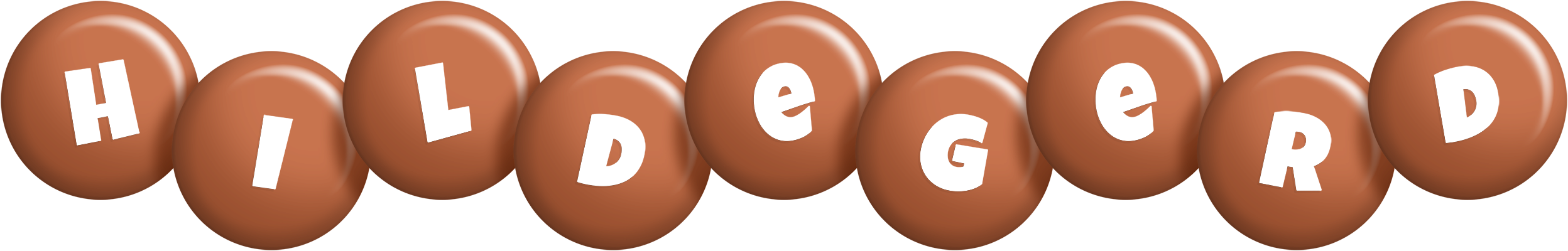 Hildegerd candy-brown logo