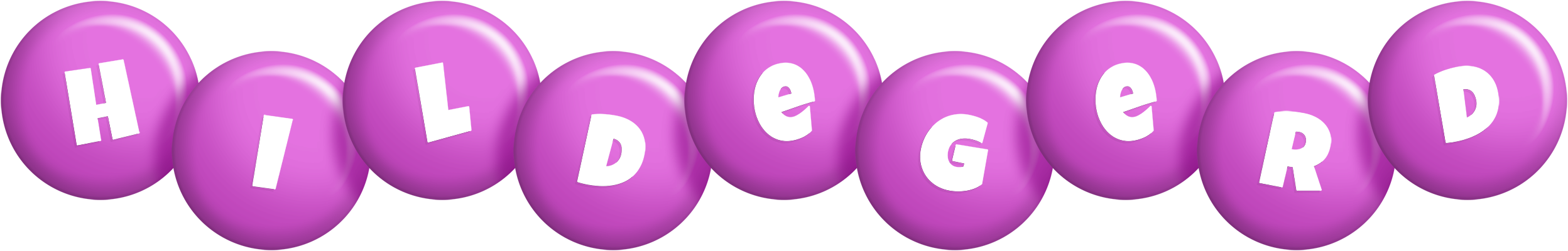 Hildegerd candy-purple logo
