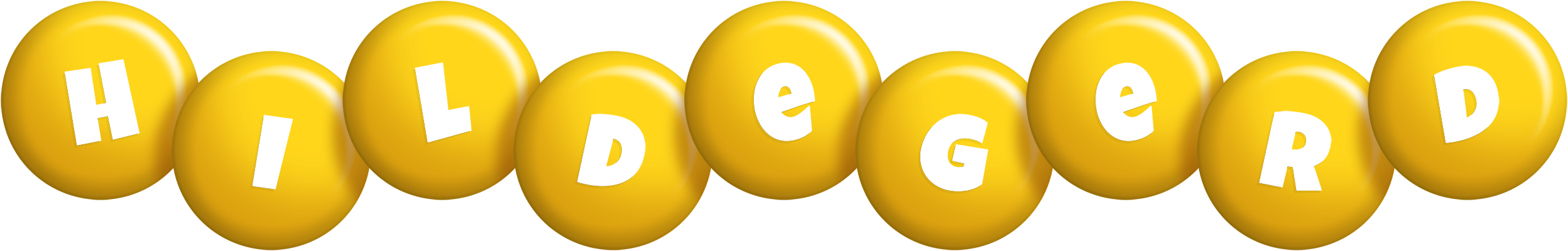 Hildegerd candy-yellow logo