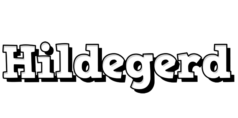 Hildegerd snowing logo