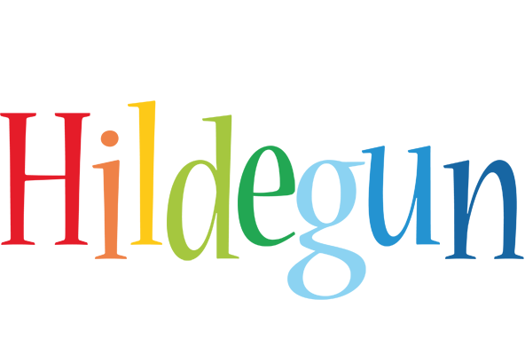 Hildegun birthday logo