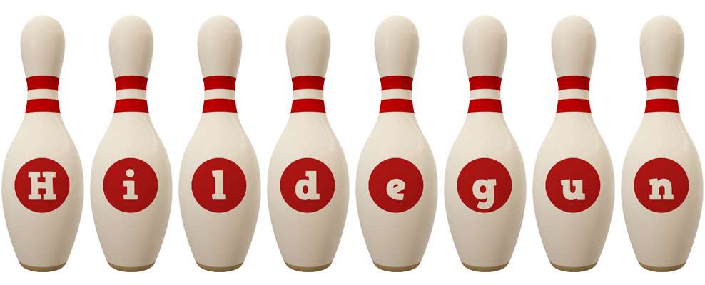Hildegun bowling-pin logo