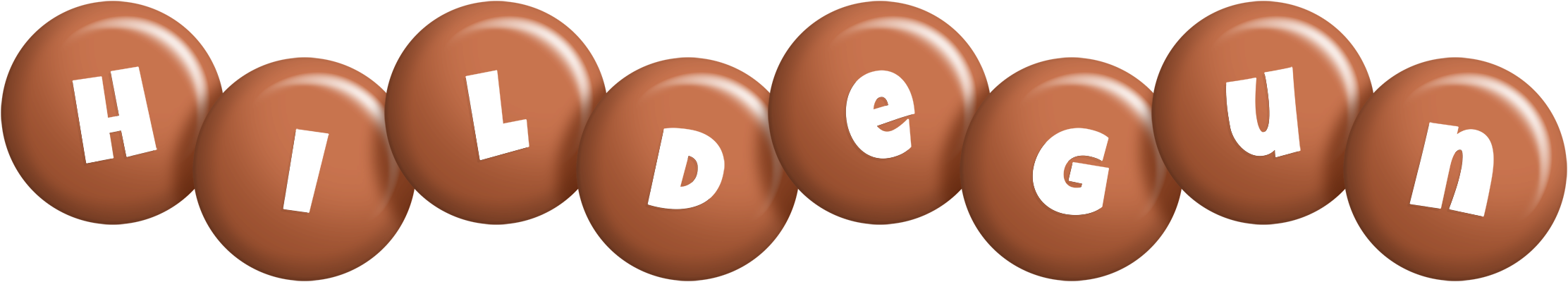 Hildegun candy-brown logo