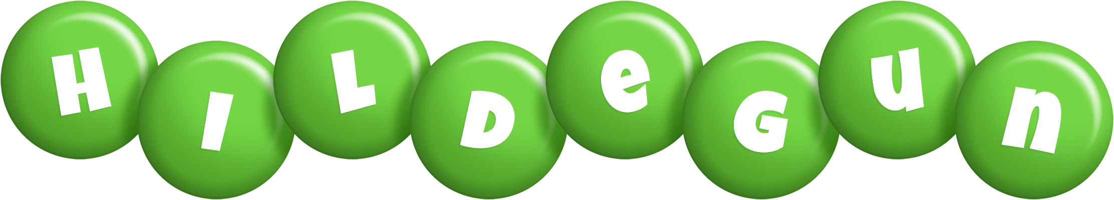 Hildegun candy-green logo