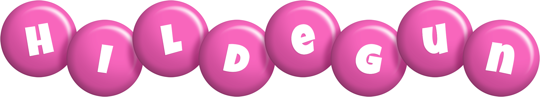Hildegun candy-pink logo