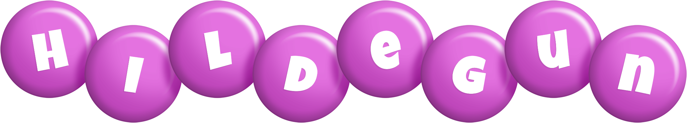 Hildegun candy-purple logo