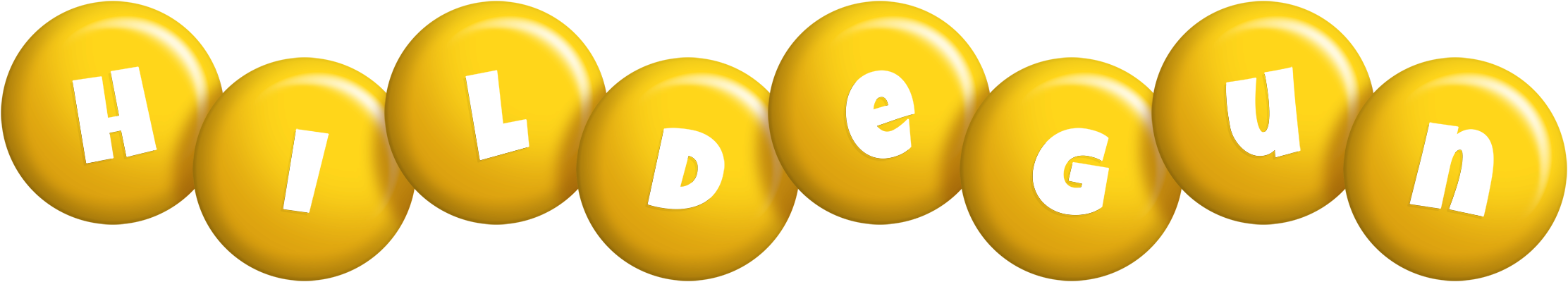 Hildegun candy-yellow logo