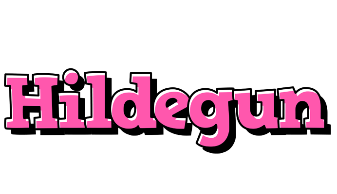 Hildegun girlish logo