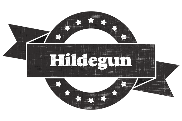Hildegun grunge logo
