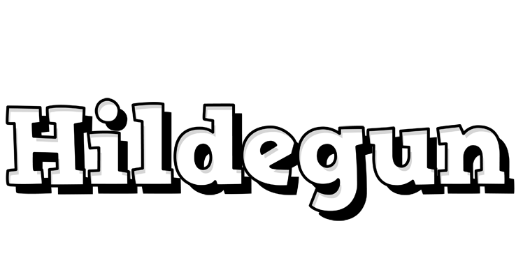 Hildegun snowing logo