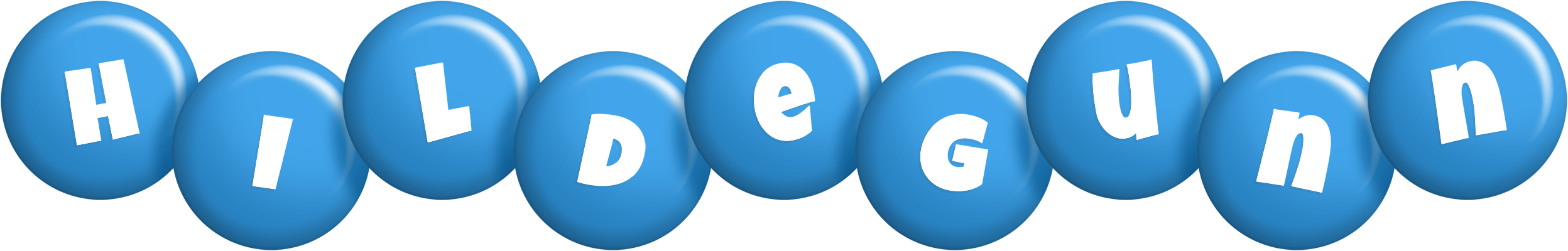 Hildegunn candy-blue logo