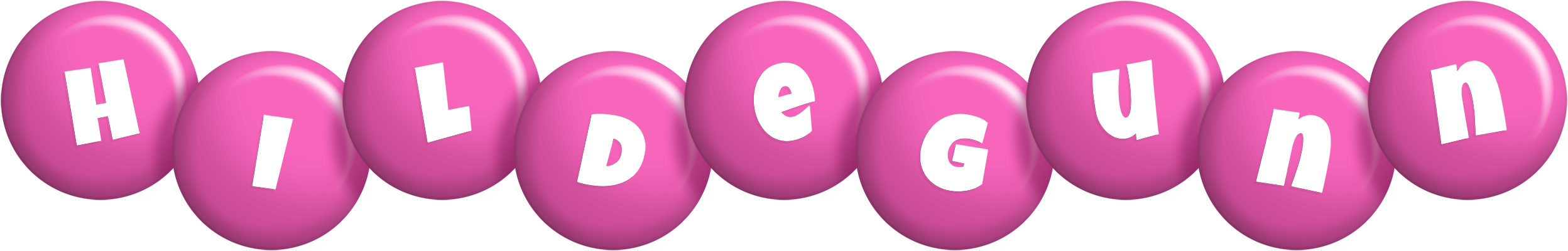 Hildegunn candy-pink logo