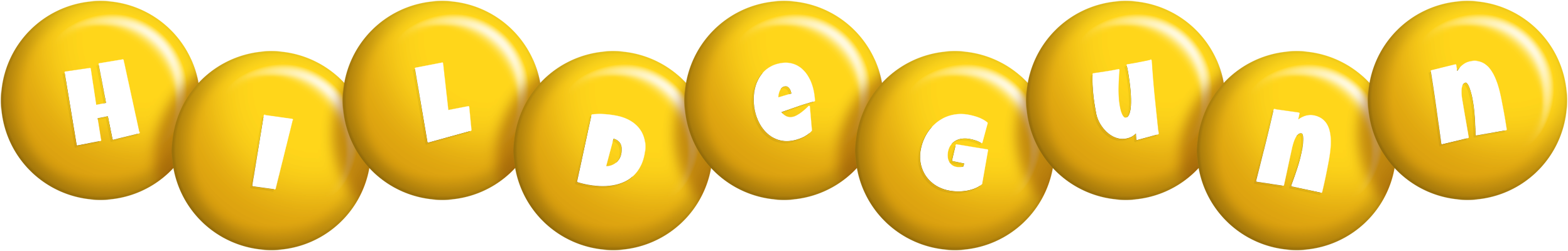 Hildegunn candy-yellow logo
