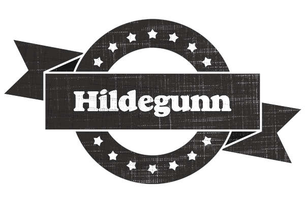 Hildegunn grunge logo