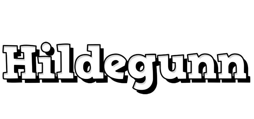 Hildegunn snowing logo