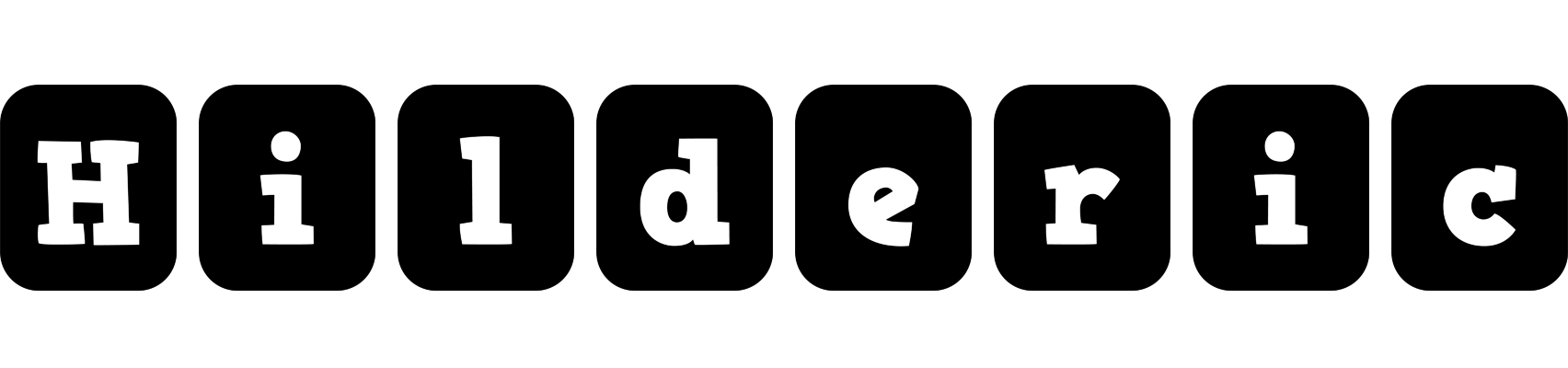 Hilderic box logo