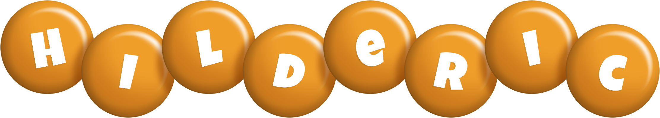 Hilderic candy-orange logo