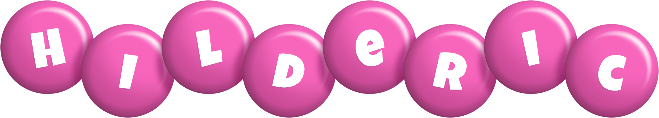 Hilderic candy-pink logo