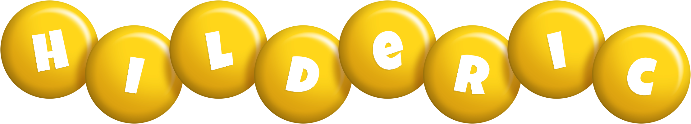 Hilderic candy-yellow logo
