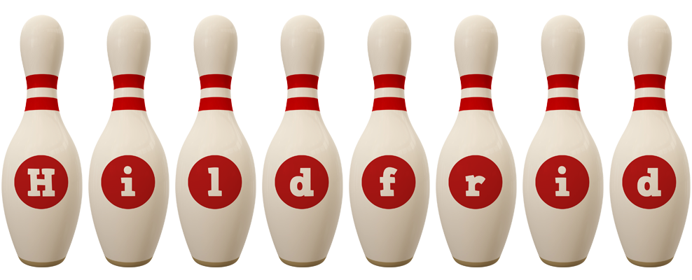 Hildfrid bowling-pin logo