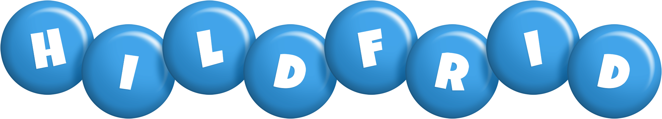 Hildfrid candy-blue logo