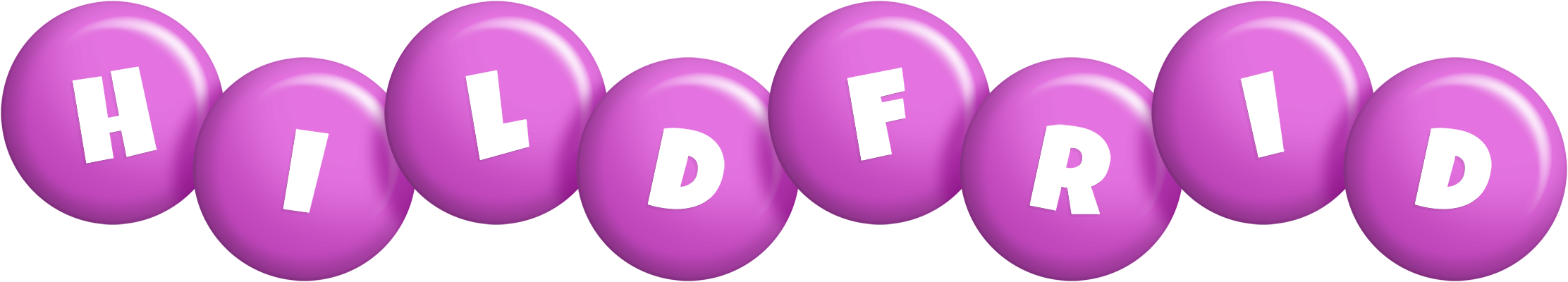 Hildfrid candy-purple logo